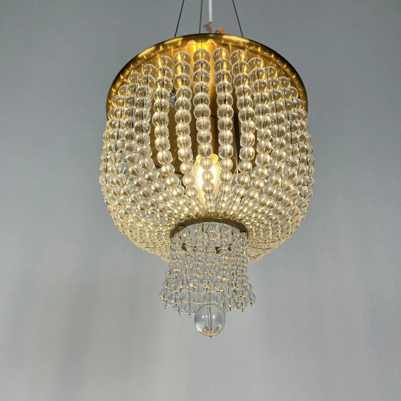 Потолочная люстра JACQUELINE WHITE SCONCE brass от ImperiumLoft