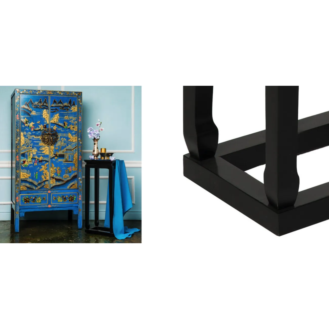 Приставной столик Chinese Side Table Black от LaLume