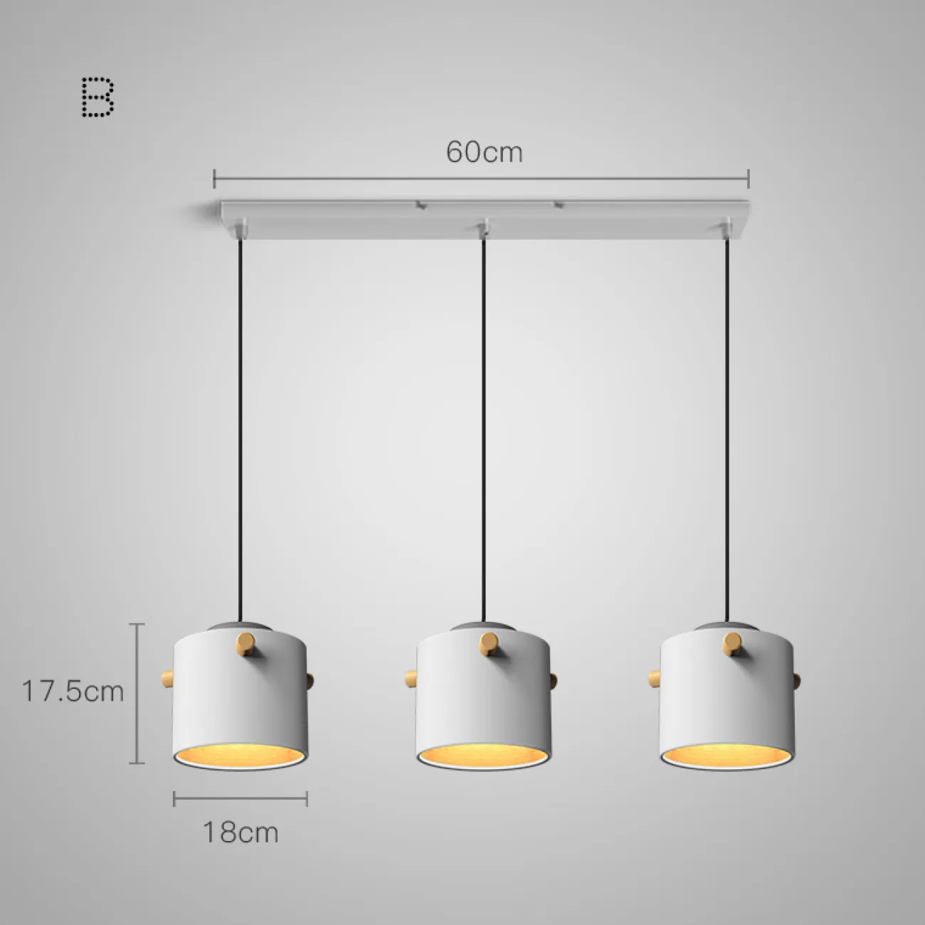 Подвесной светильник MINE TRIO от ImperiumLoft