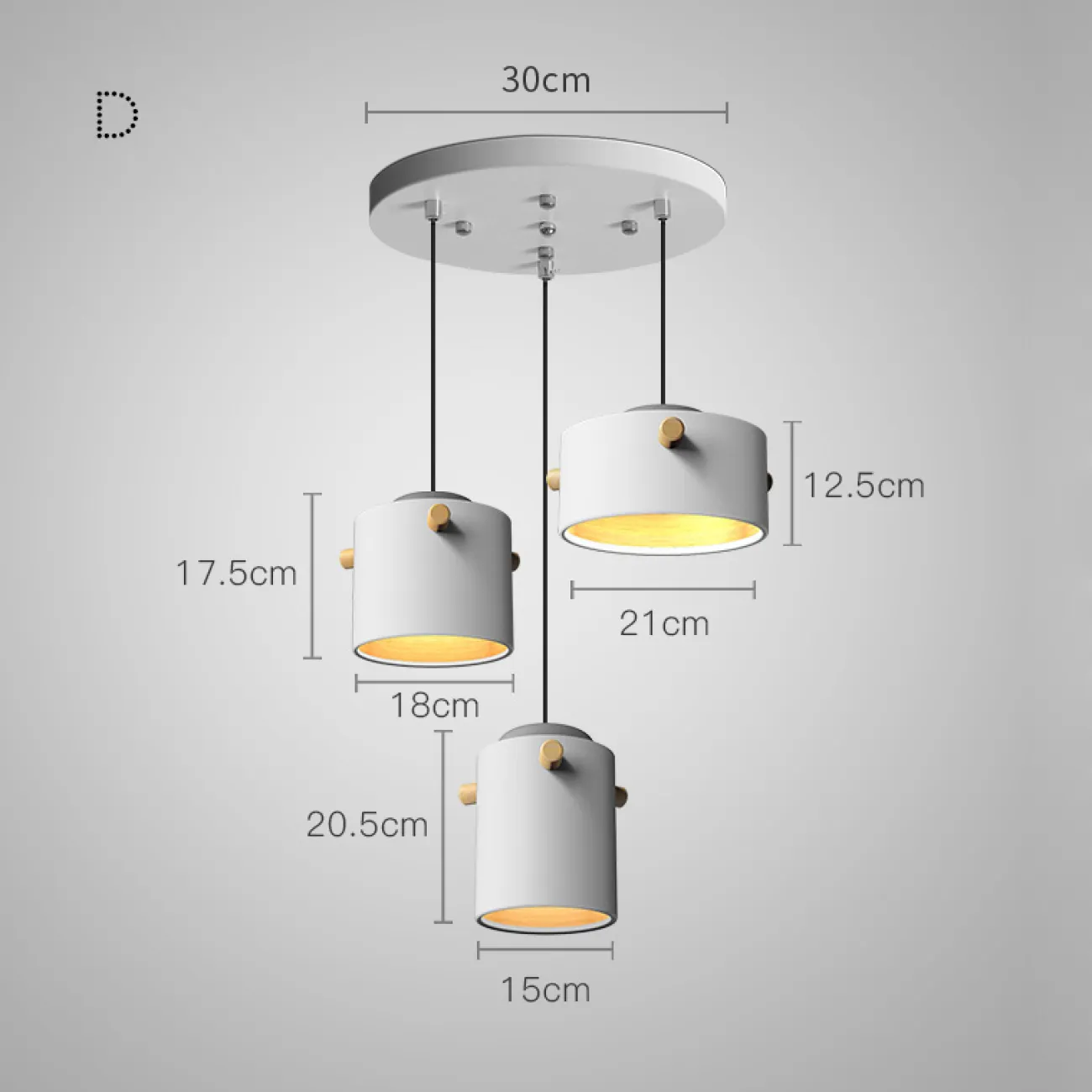 Подвесной светильник MINE TRIO от ImperiumLoft