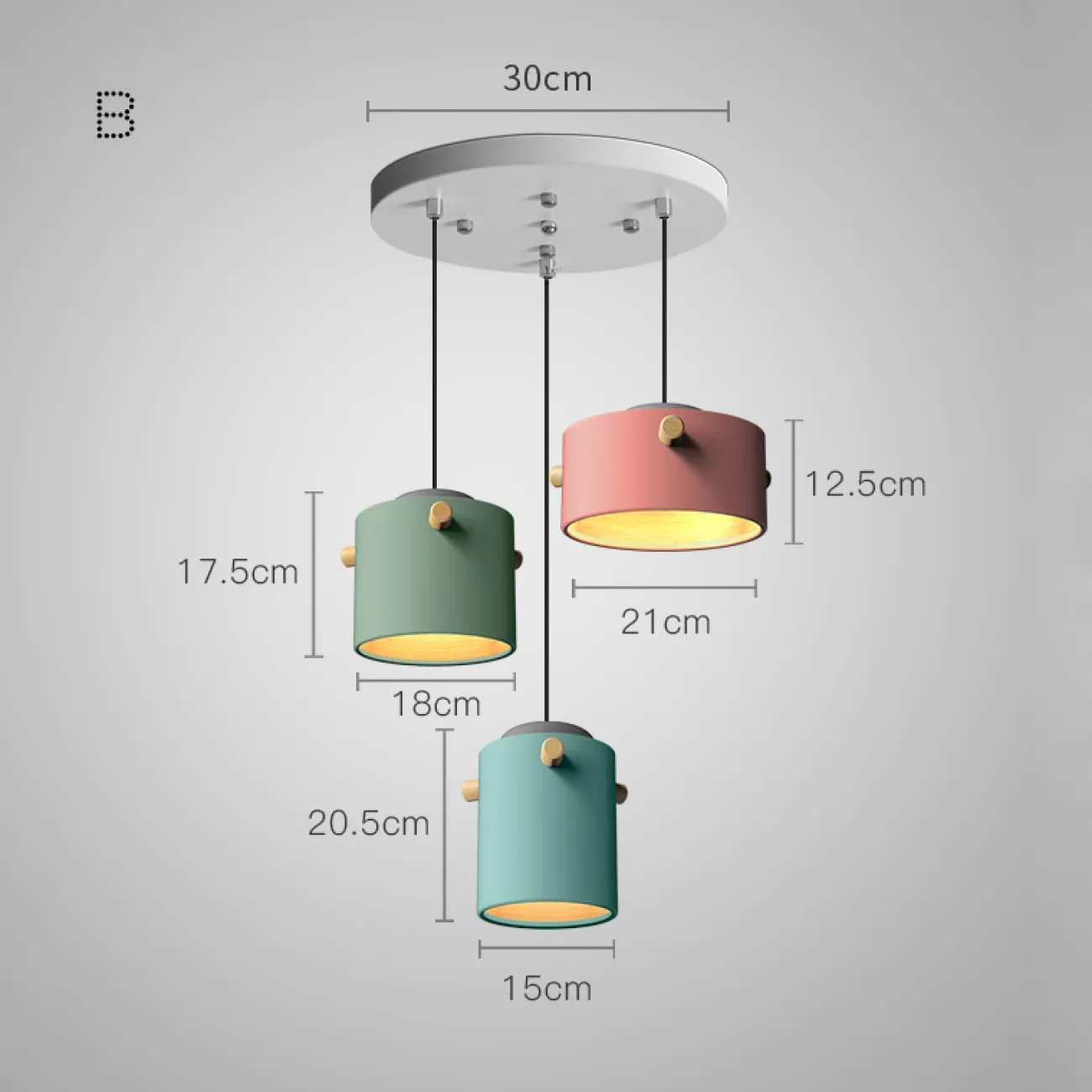 Подвесной светильник MINE TRIO от ImperiumLoft