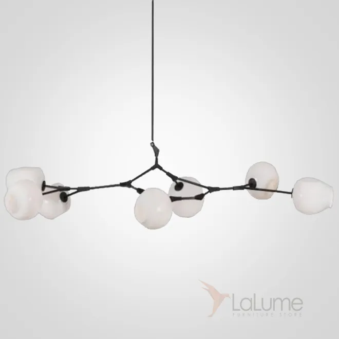 Люстра Сrumpled Bubble White Glass от ImperiumLoft