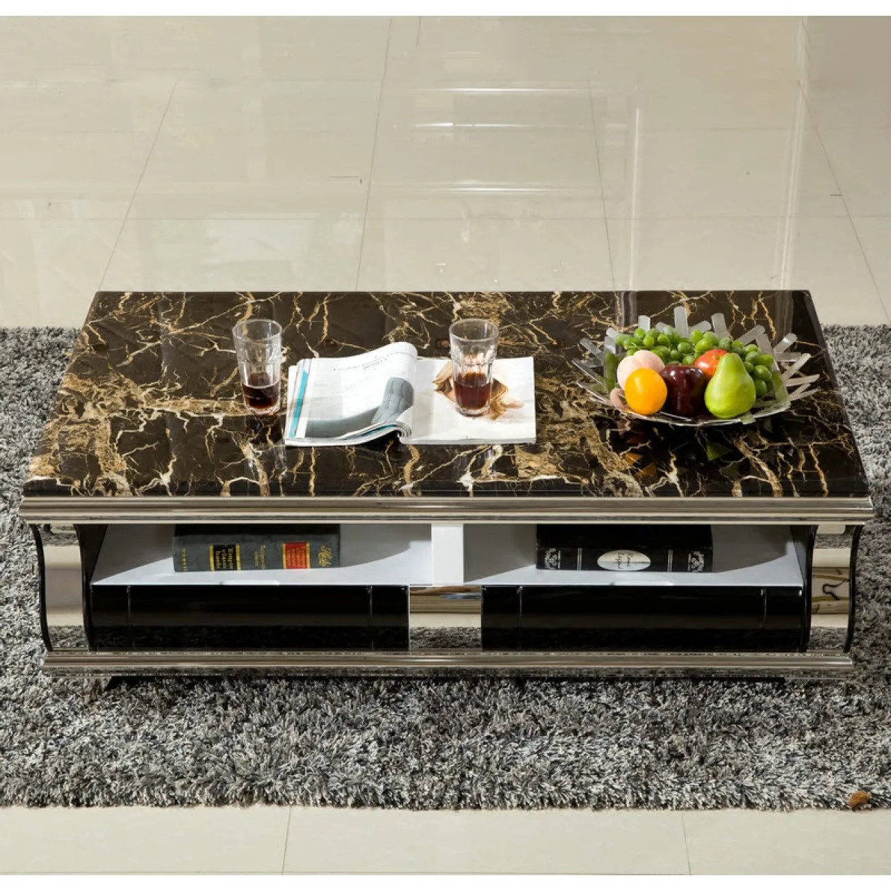 Дизайнерский журнальный столик LaLume-AP00207 Дизайнерский журнальный столик LaLume-AP00207