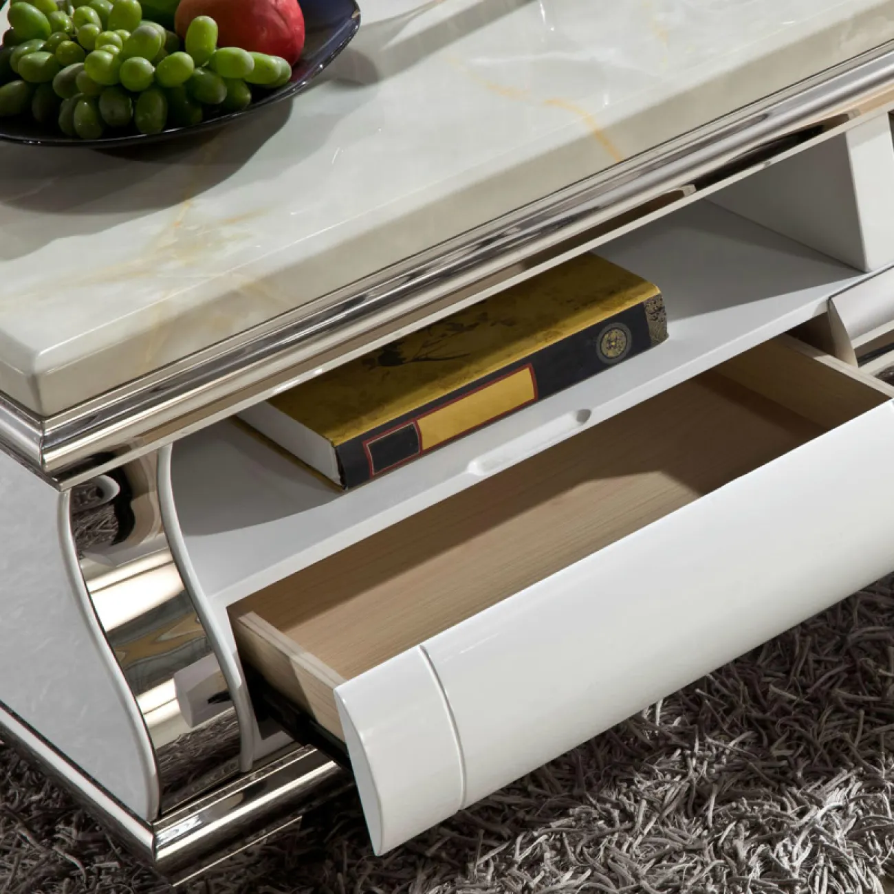 Дизайнерский журнальный столик LaLume-AP00207 Дизайнерский журнальный столик LaLume-AP00207