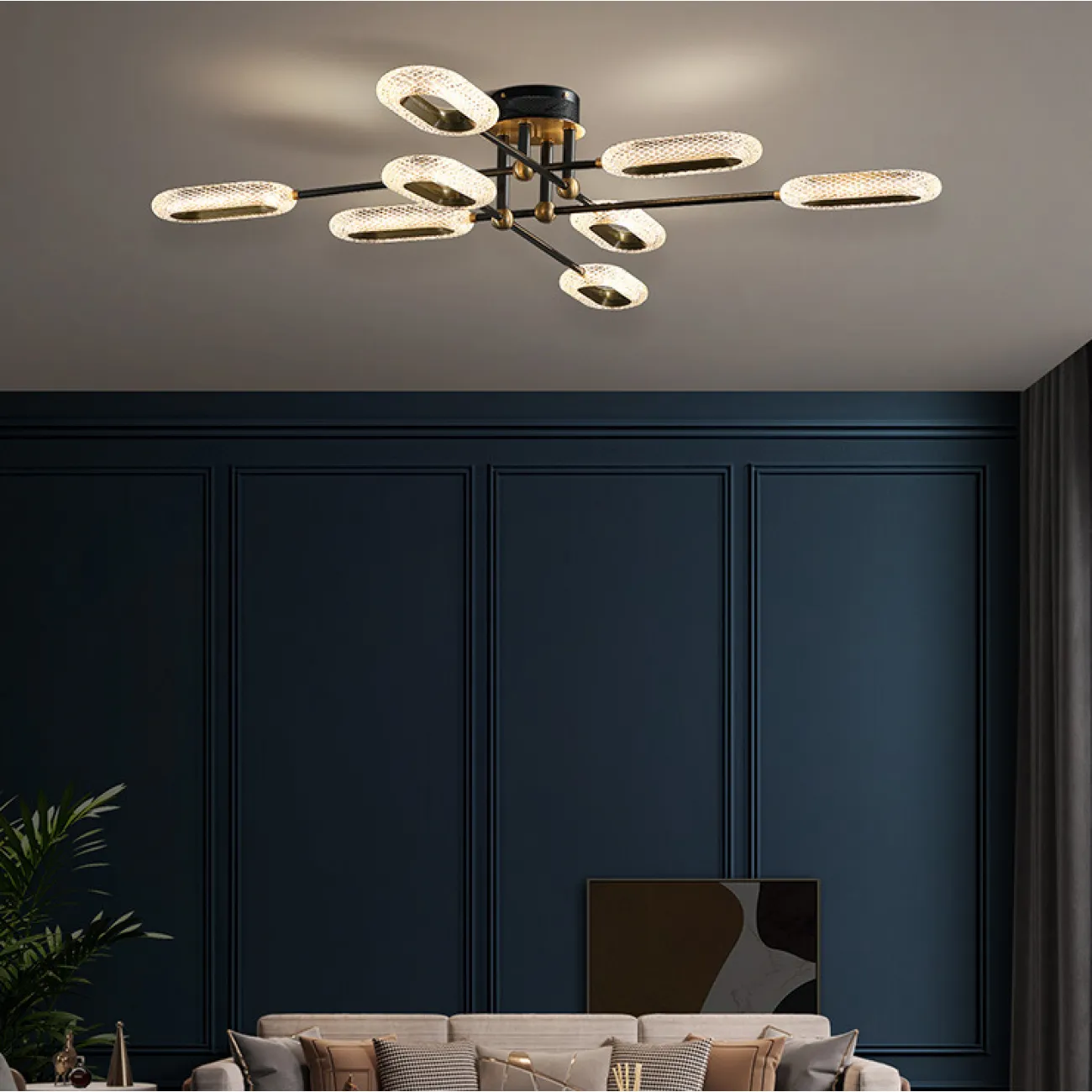 Потолочная люстра ALULA L8 от ImperiumLoft