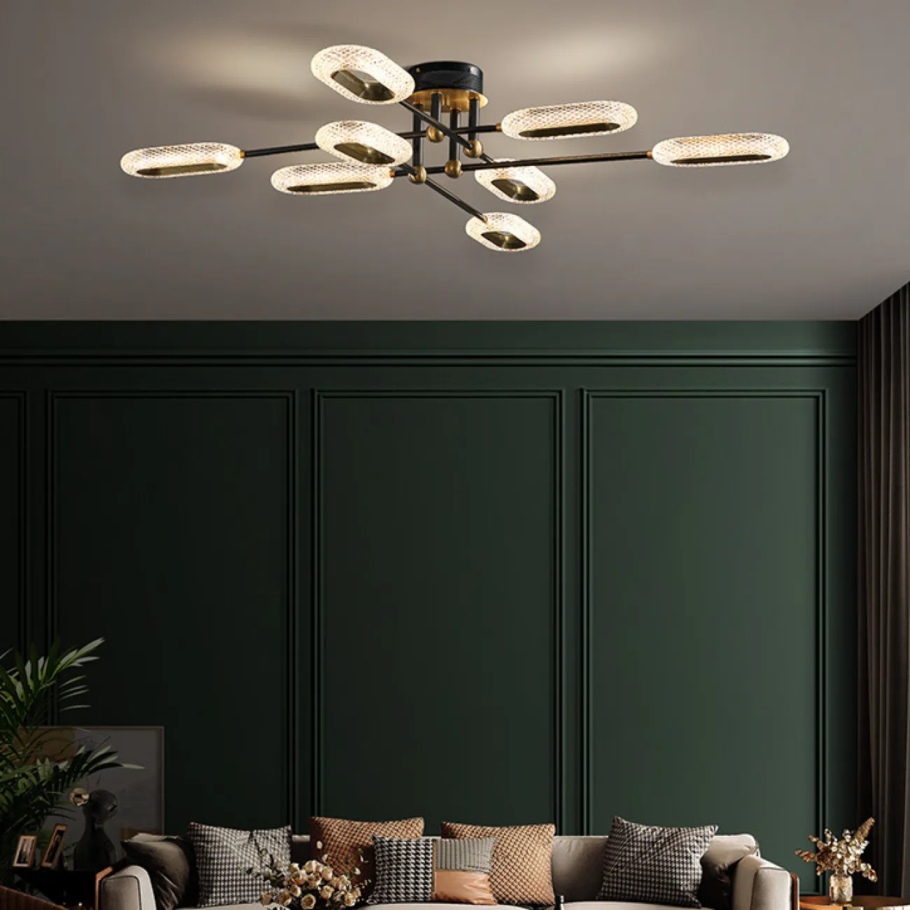Потолочная люстра ALULA L8 от ImperiumLoft