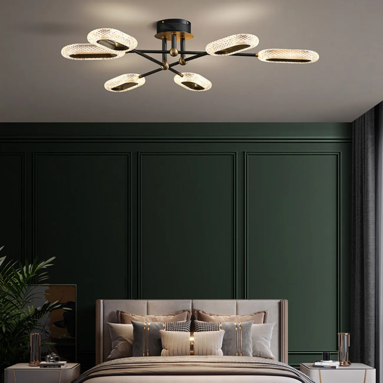 Потолочная люстра ALULA L8 от ImperiumLoft