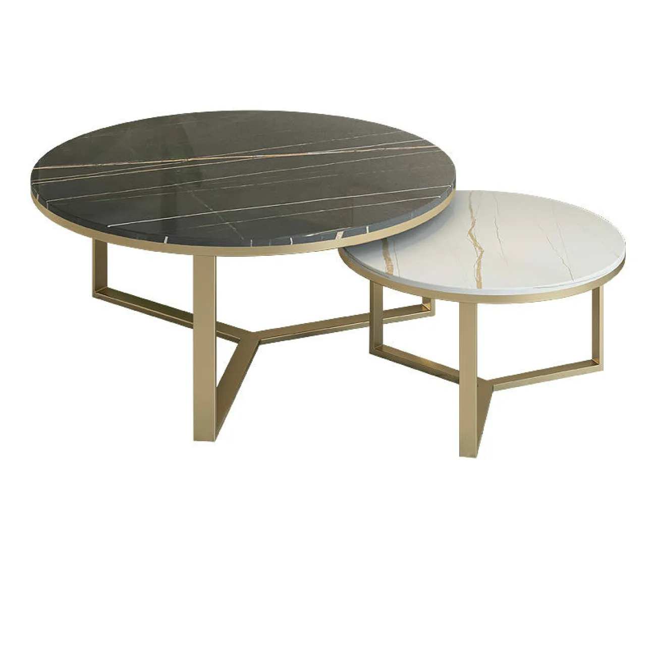 Стильный комплект журнальных столиков - LaLume-AP00267 Стильный комплект журнальных столиков - LaLume-AP00267