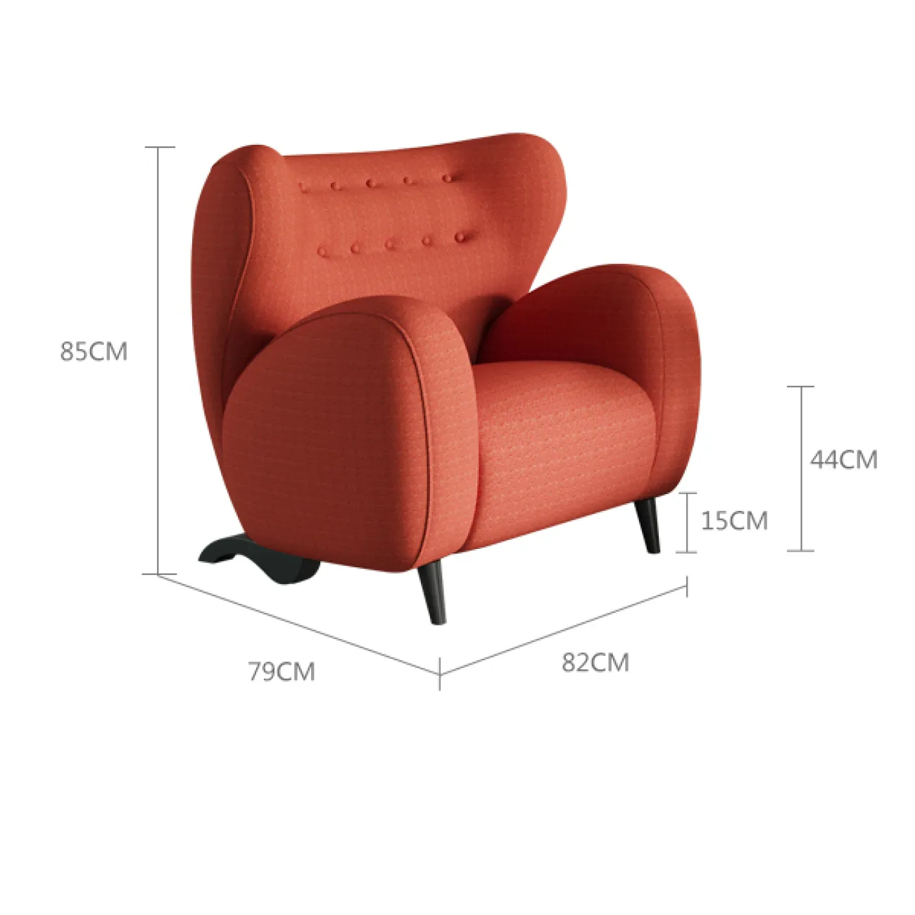 Дизайнерское кресло LaLume-KK00248 Дизайнерское кресло LaLume-KK00248