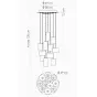 Люстра AXO Light Spillray Suspension Lamp от LaLume