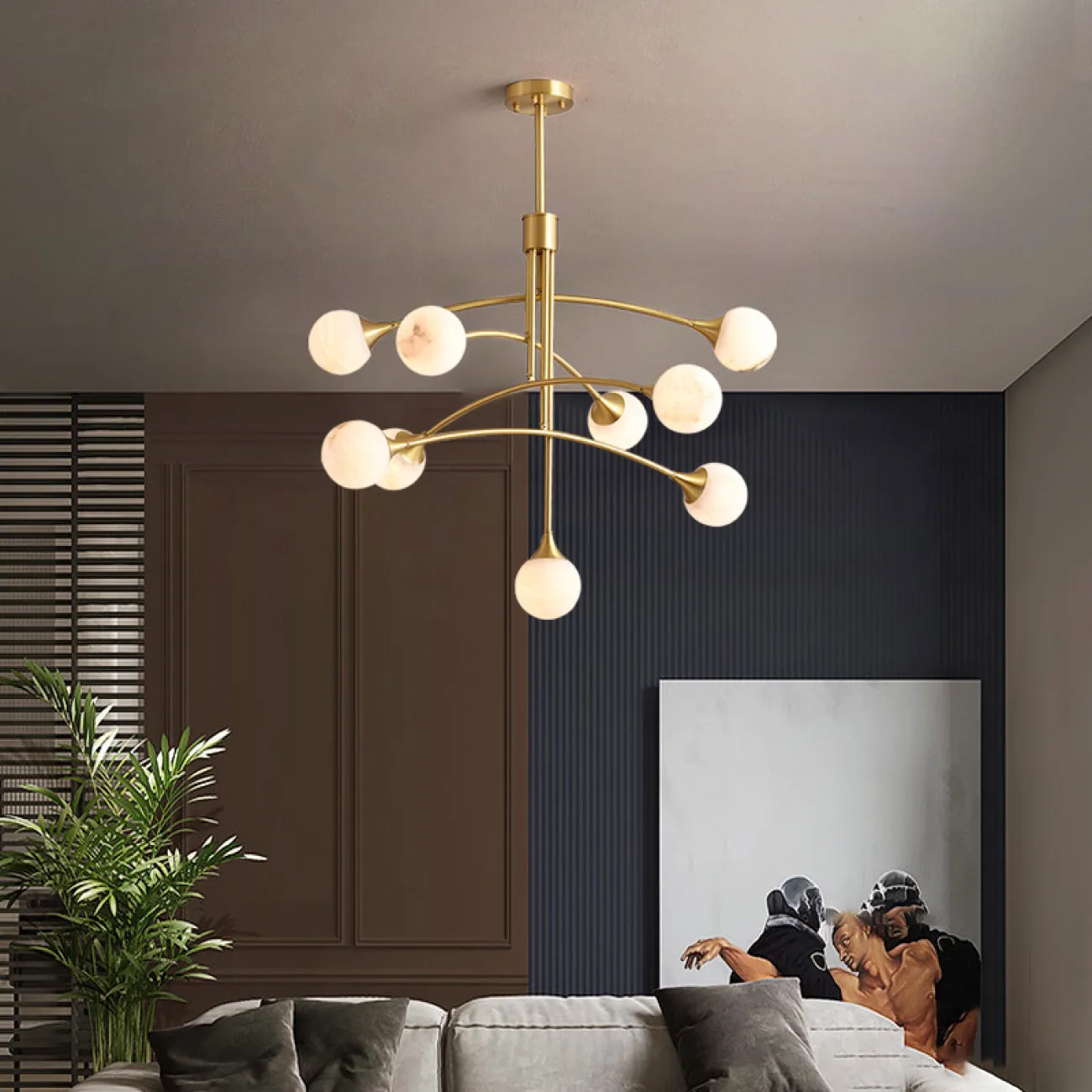 Потолочная люстра MAYLIN L9 от ImperiumLoft