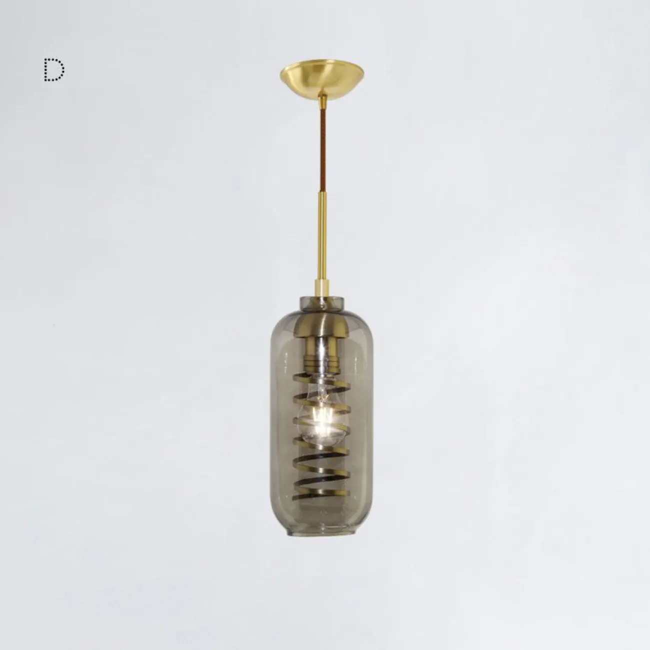 Подвесной светильник SCREW SMOKY от ImperiumLoft