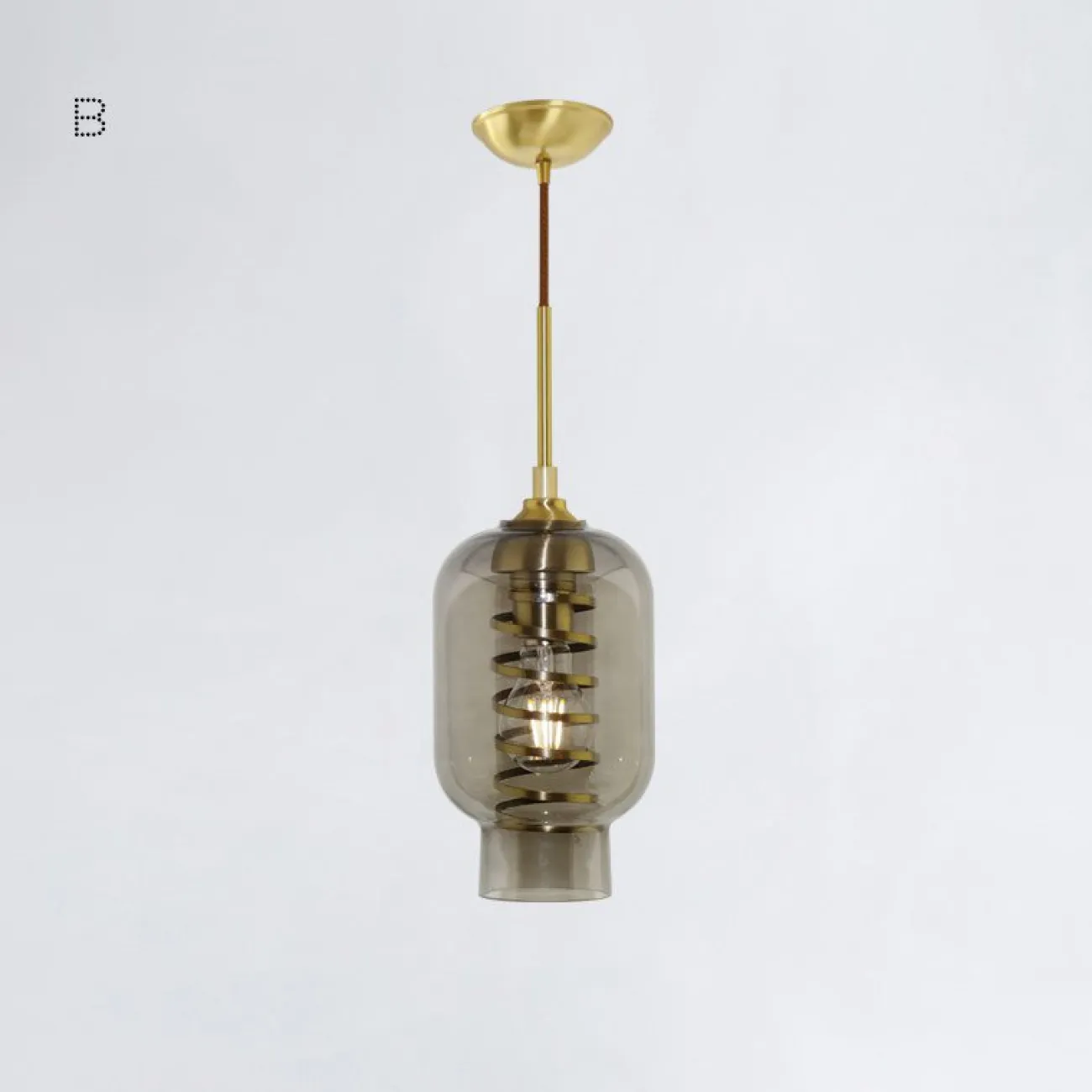 Подвесной светильник SCREW SMOKY от ImperiumLoft