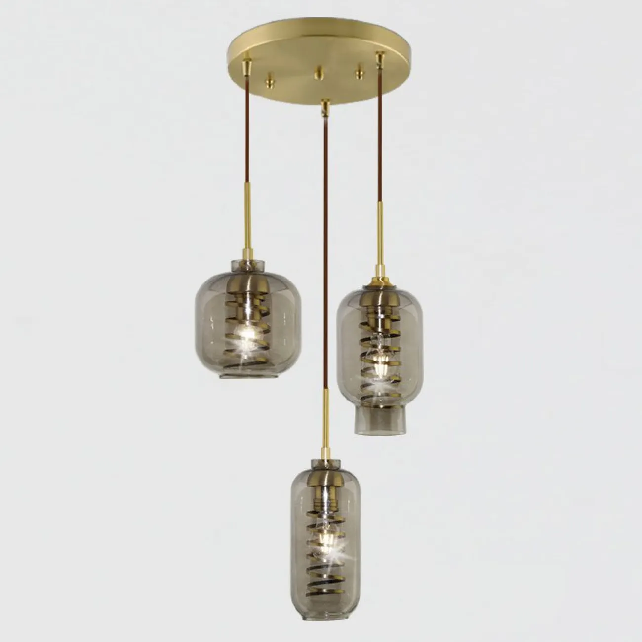 Подвесной светильник SCREW SMOKY от ImperiumLoft