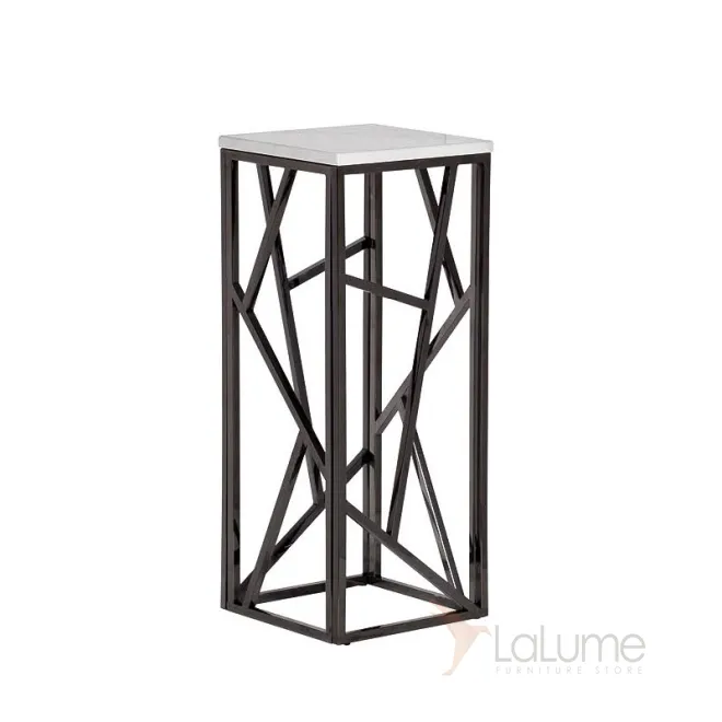 Подставка Serene Furnishing Dark Chrome Marble Top stand от LaLume