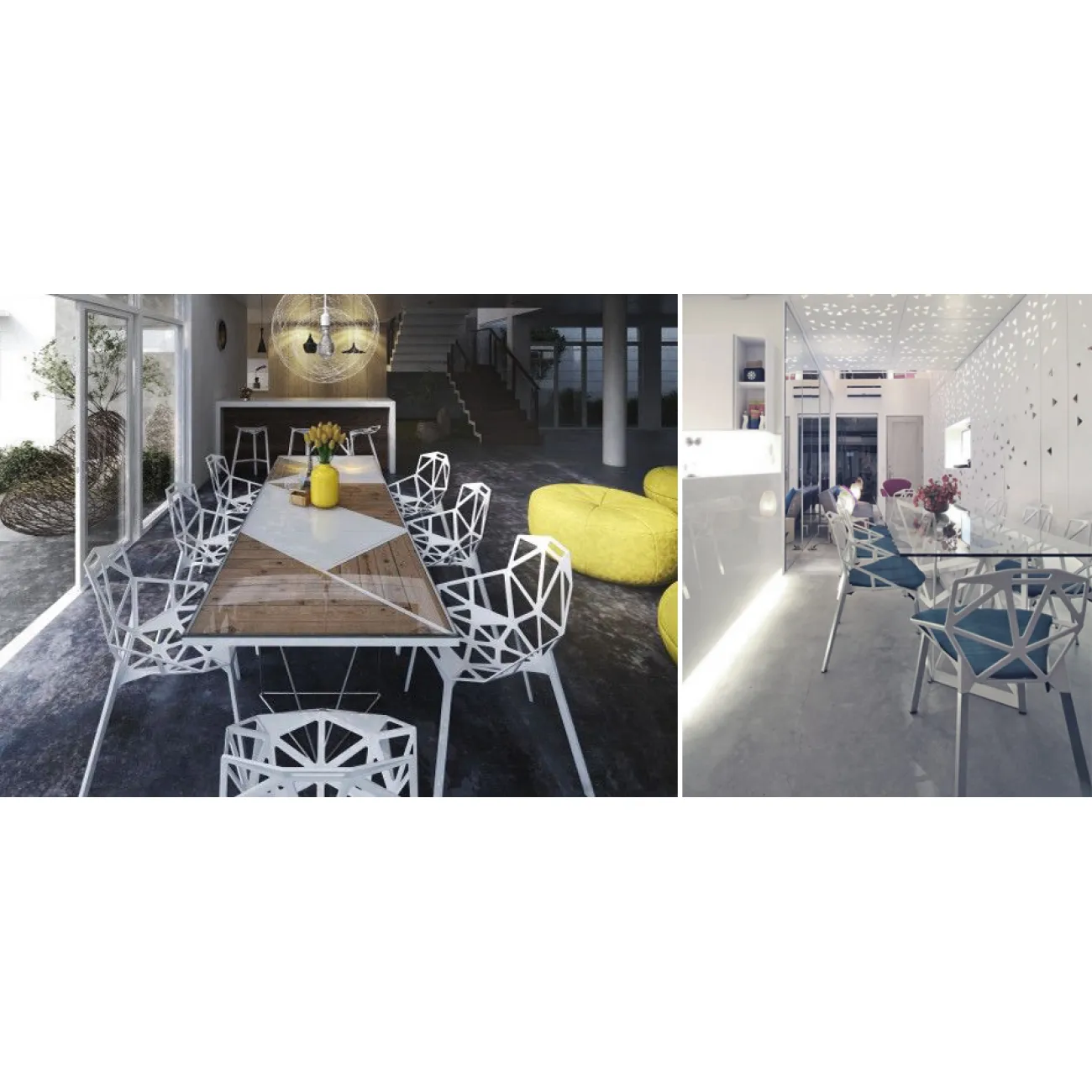 Дизайнерский стул CHAIR ONE white от LaLume