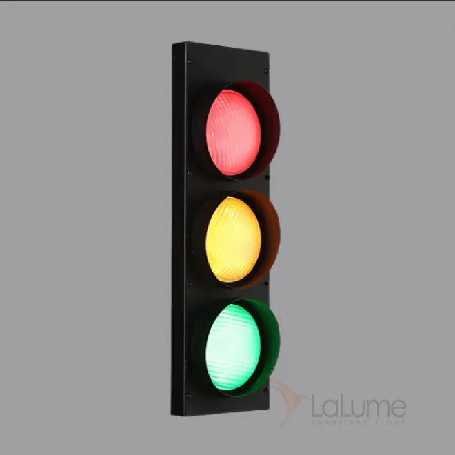 Бра Светофор Loft traffic light Wall lamp от LaLume