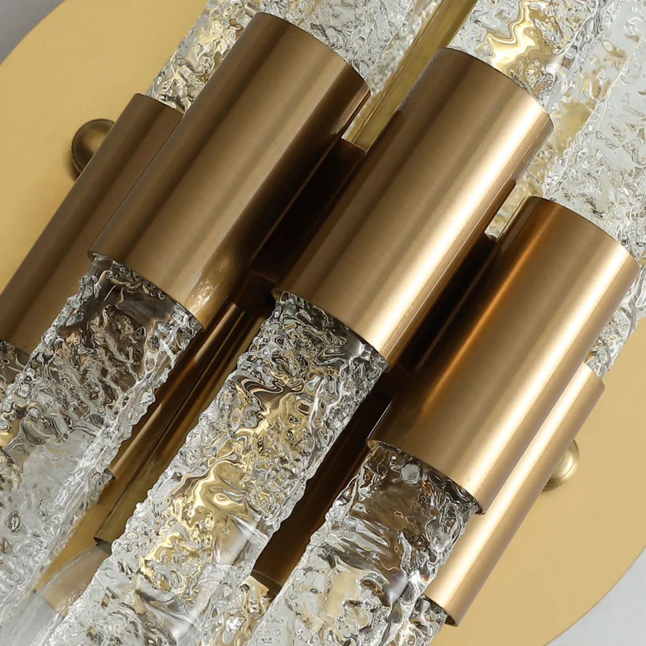 Серия настенных светильников с цилиндрическими плафонами из стекла, направленными в разные стороны TORM H60