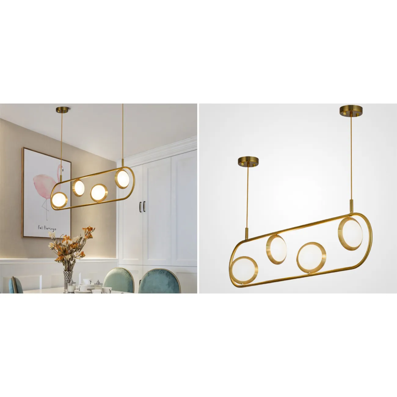 Люстра HOOP LED LONG от LaLume