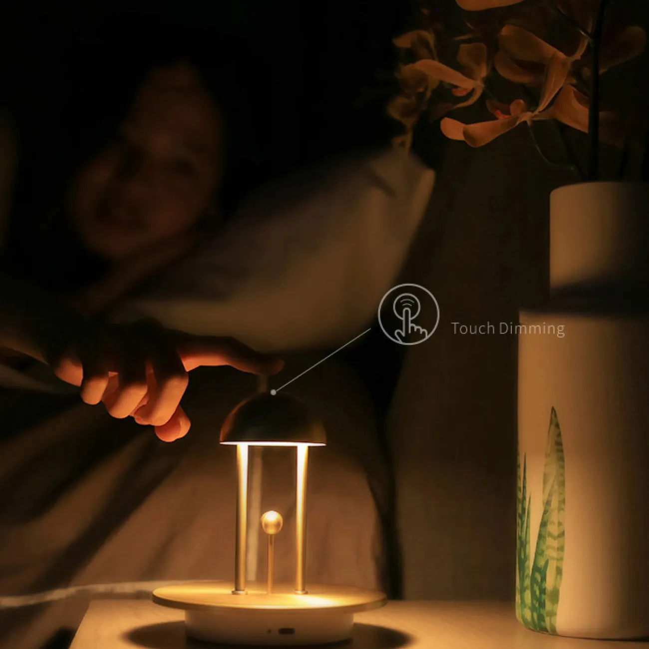 Настольная лампа FIRTH Chrome от ImperiumLoft