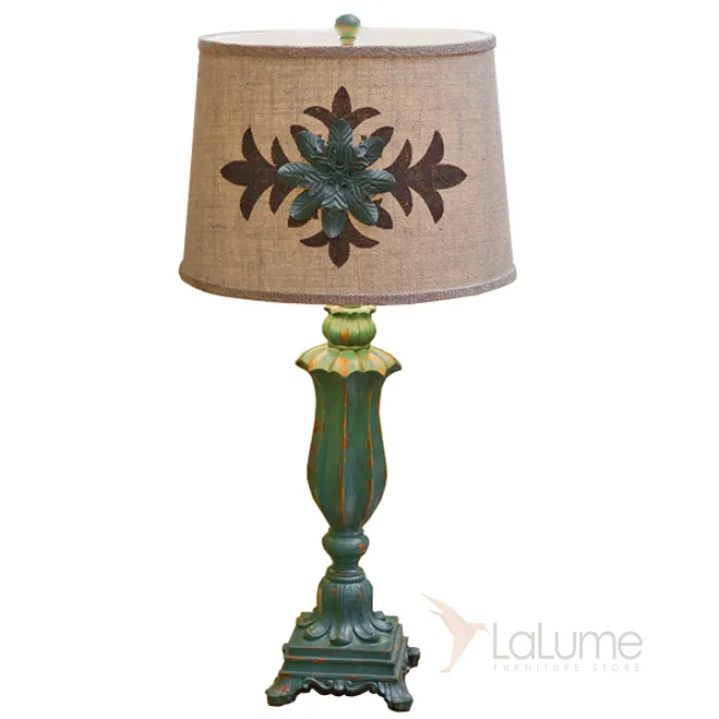 Настольная лампа Cross Ornament Provence table lamp от LaLume