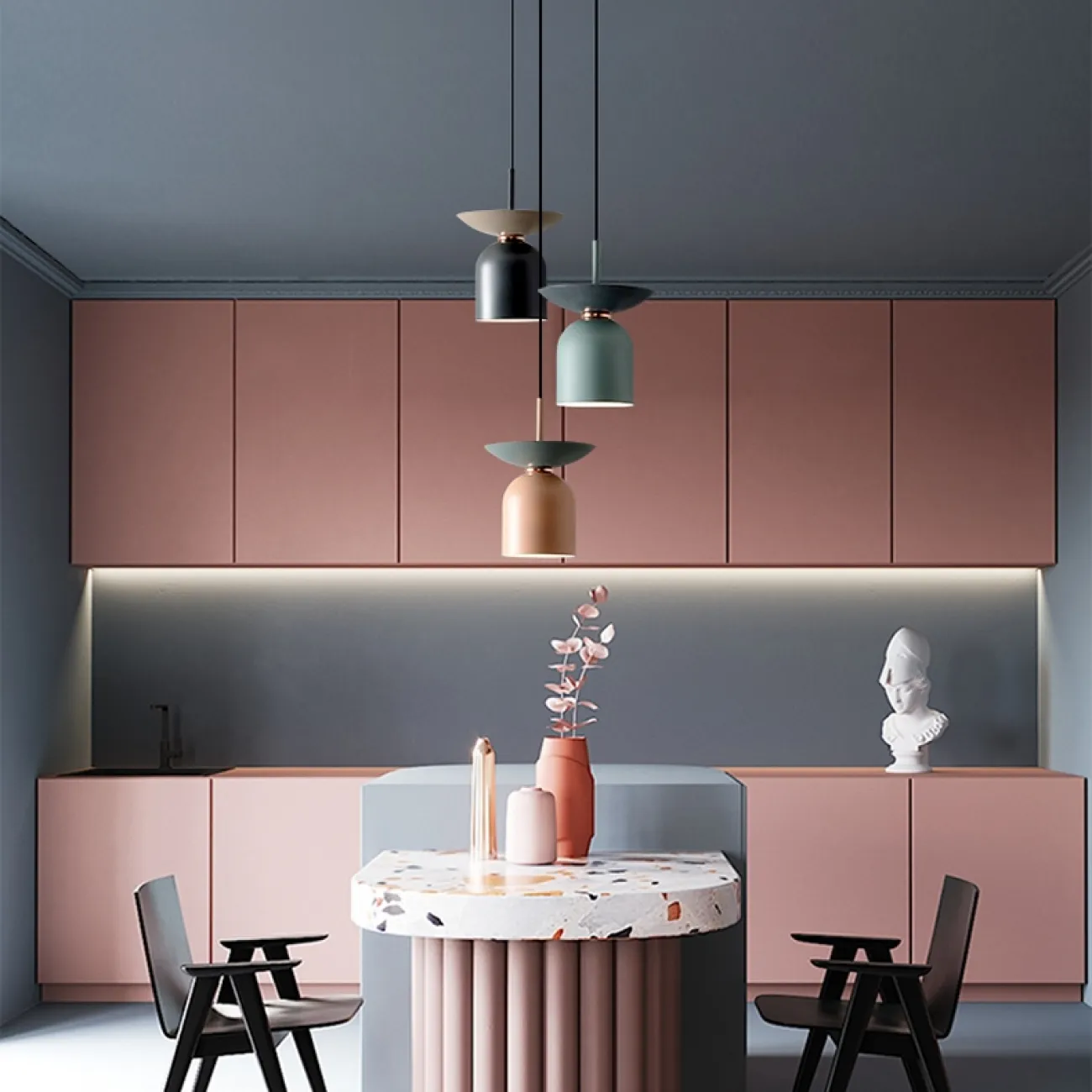 Подвесной светильник JESS L1 Black от ImperiumLoft