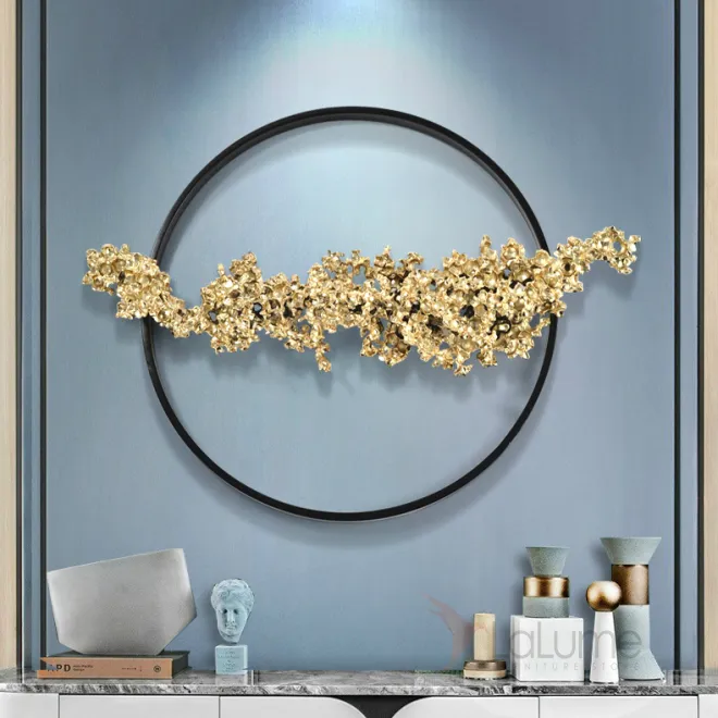 Дизайнерский настенный декор круг LaLume-KKK00253