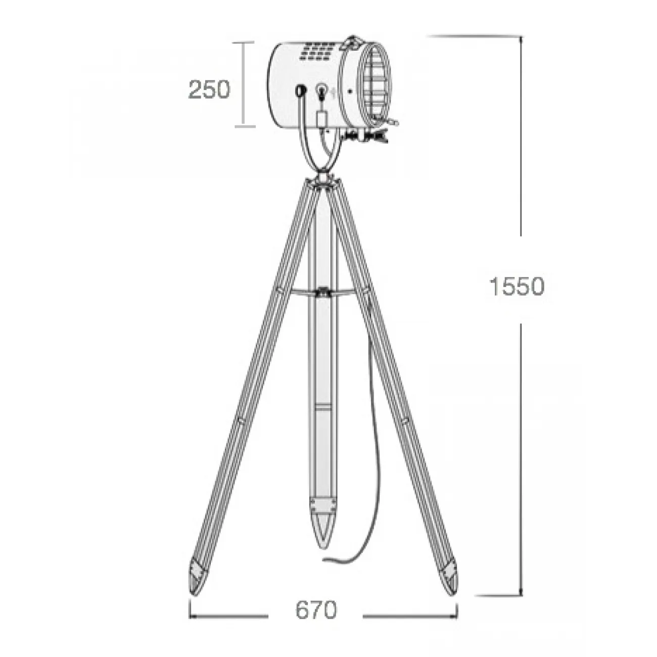 Торшер Spotlight Lofter Wooden от LaLume