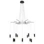 Wireflow LED Black Suspension lam 12 патронов designed by Jordi Vilardell