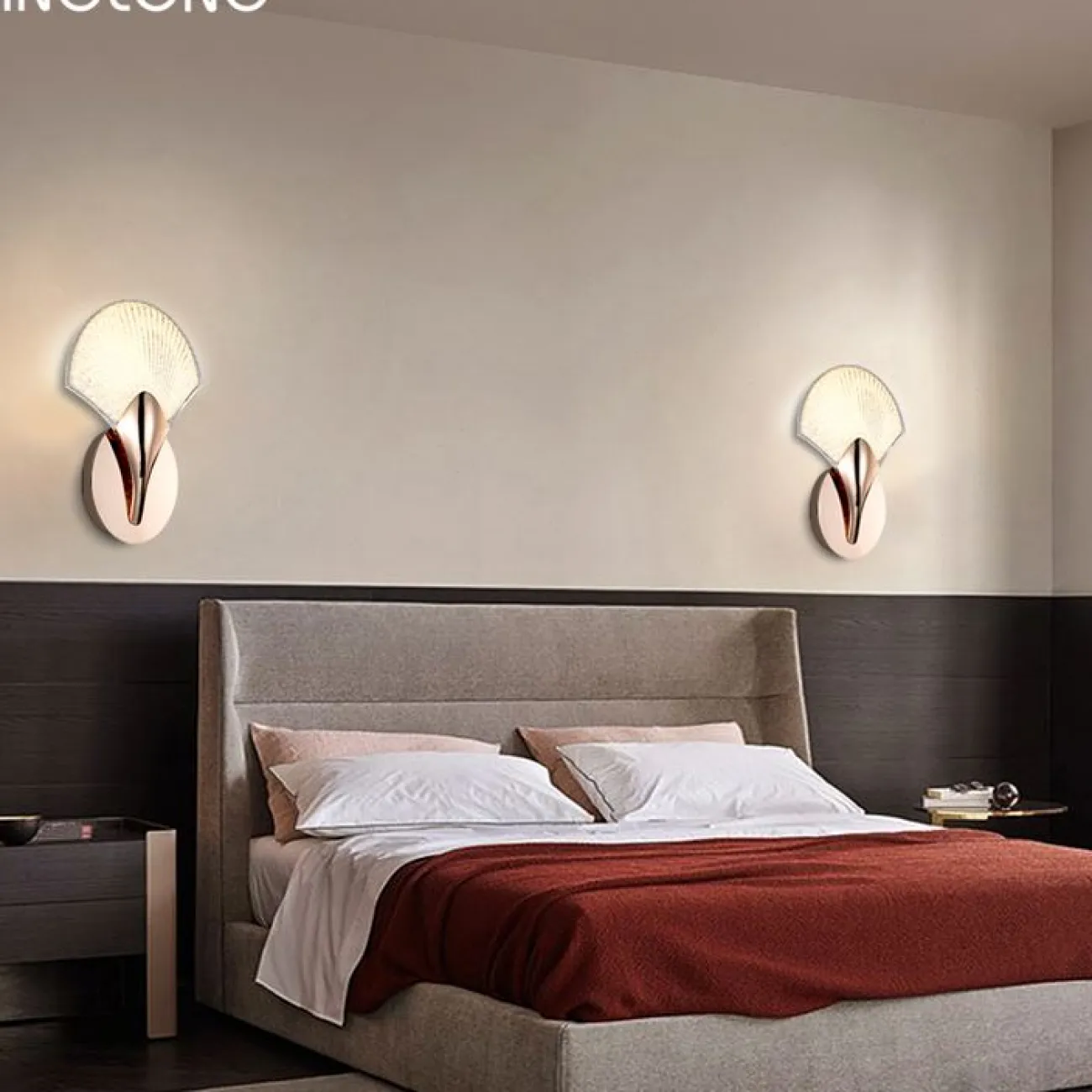Настенный светильник SUNRAY Rose Gold от ImperiumLoft