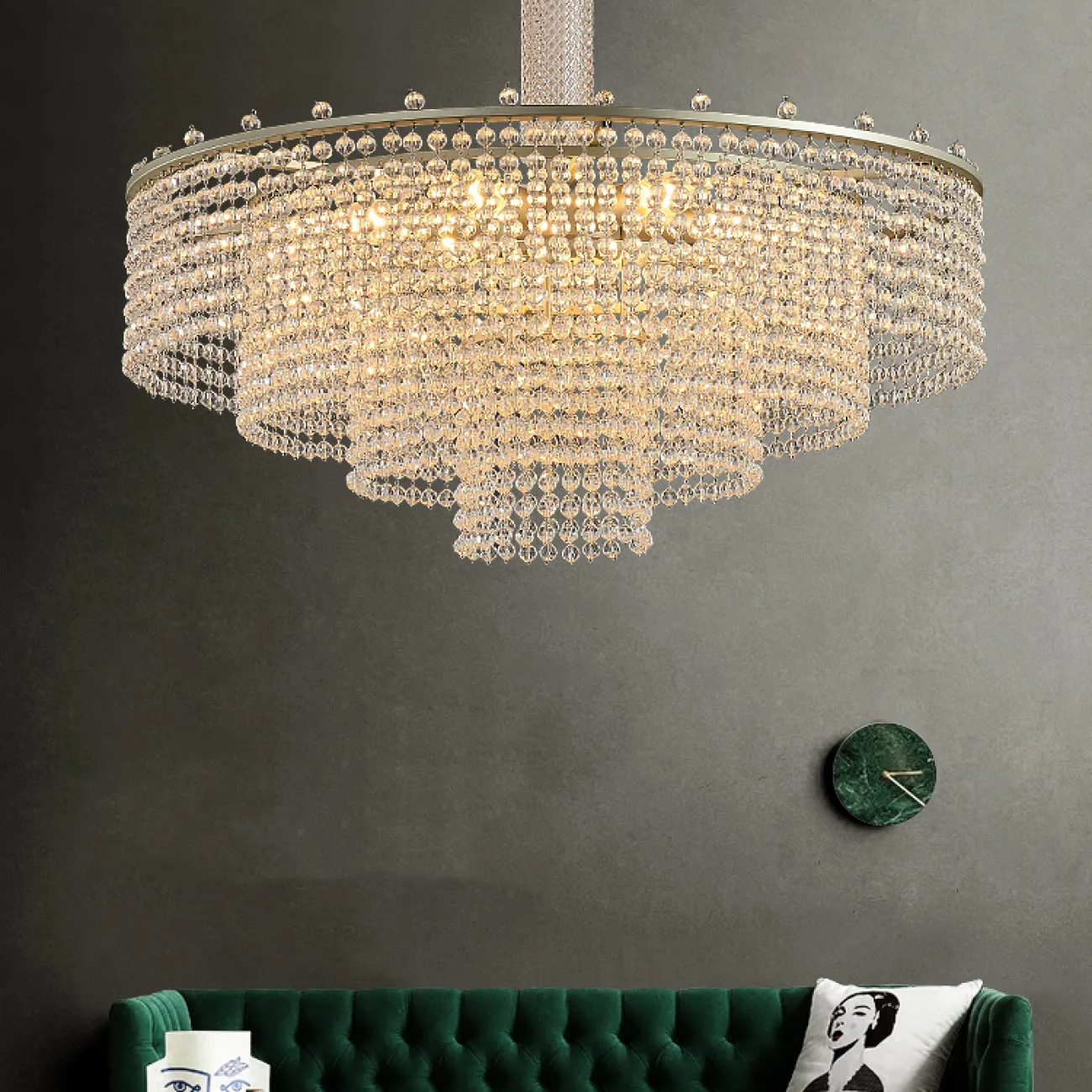 Потолочная люстра LADY D80 от ImperiumLoft