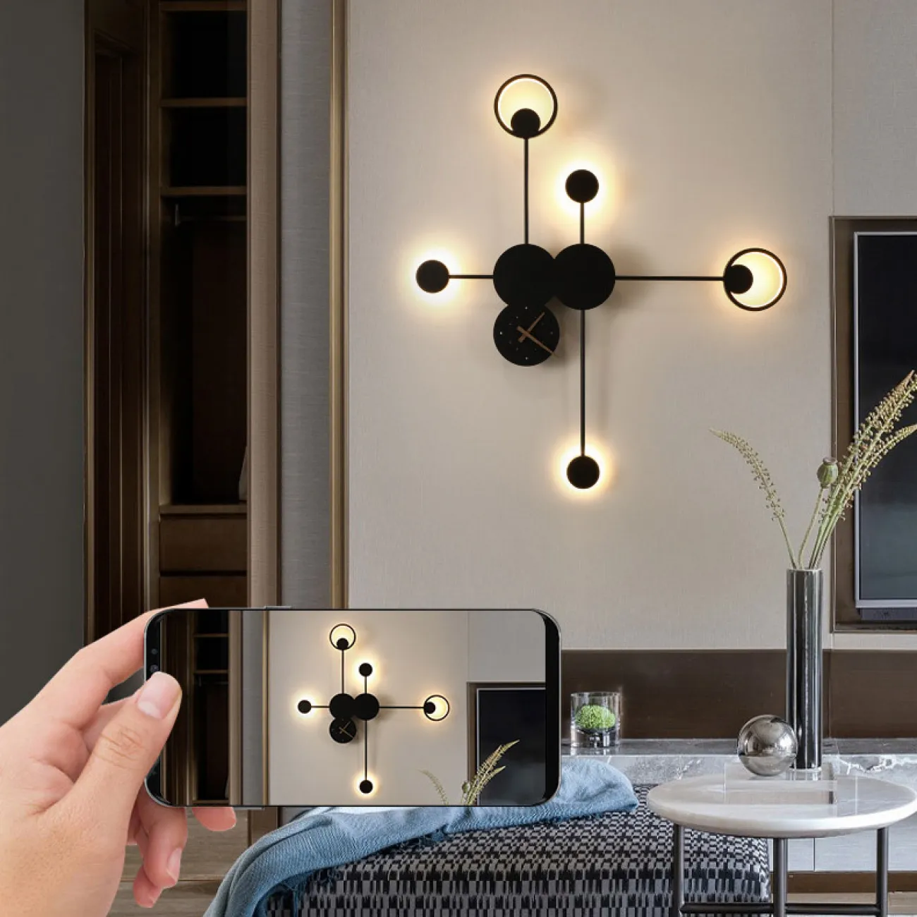 Настенный светильник DAGVOR Black от ImperiumLoft