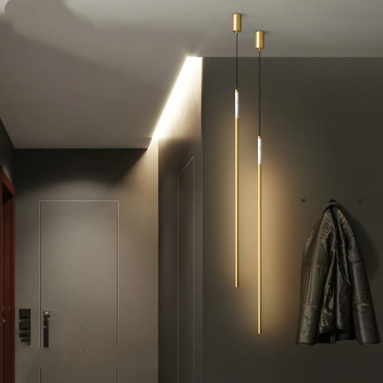 Подвесной светильник VELLAMO H93 Green от ImperiumLoft