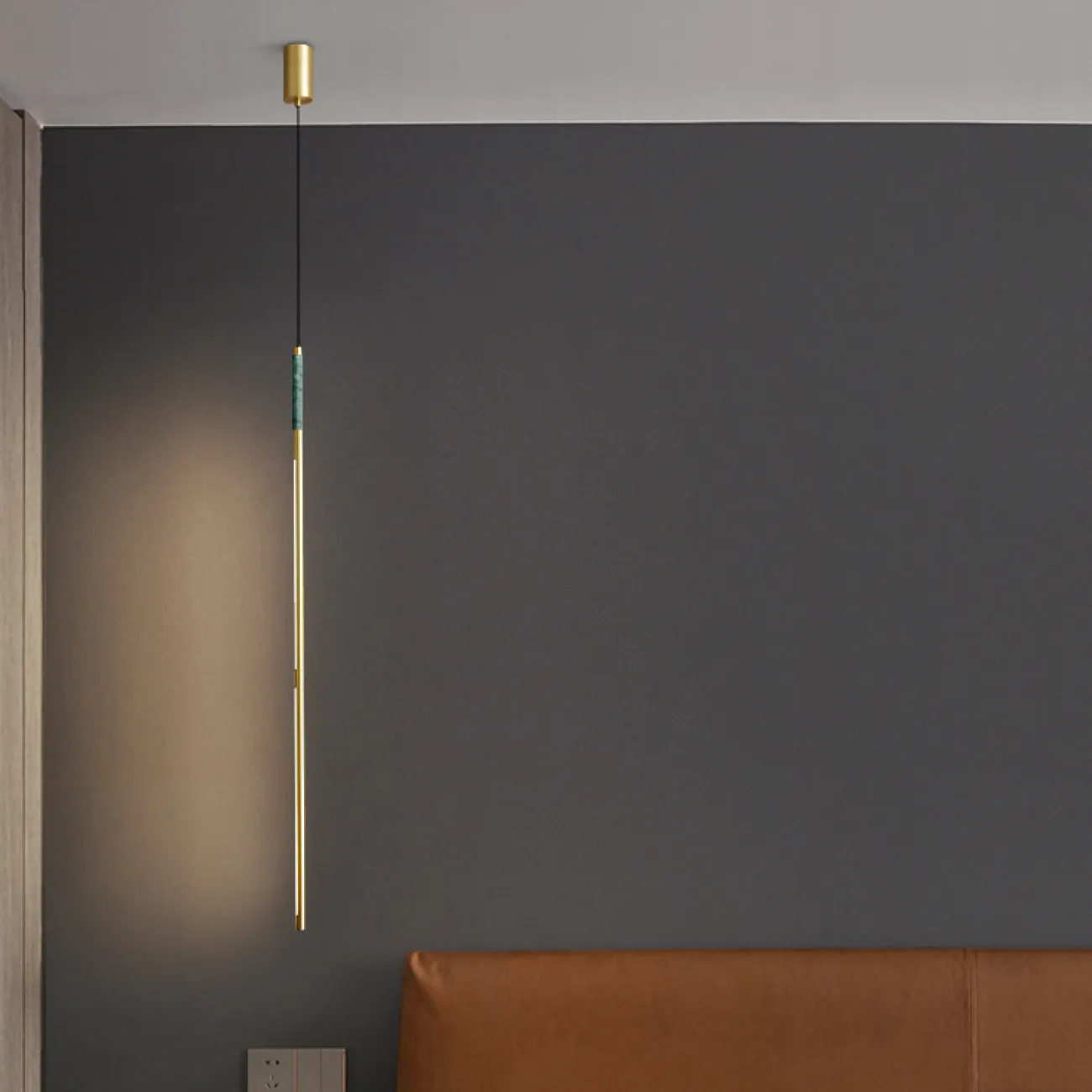 Подвесной светильник VELLAMO H63 Green от ImperiumLoft