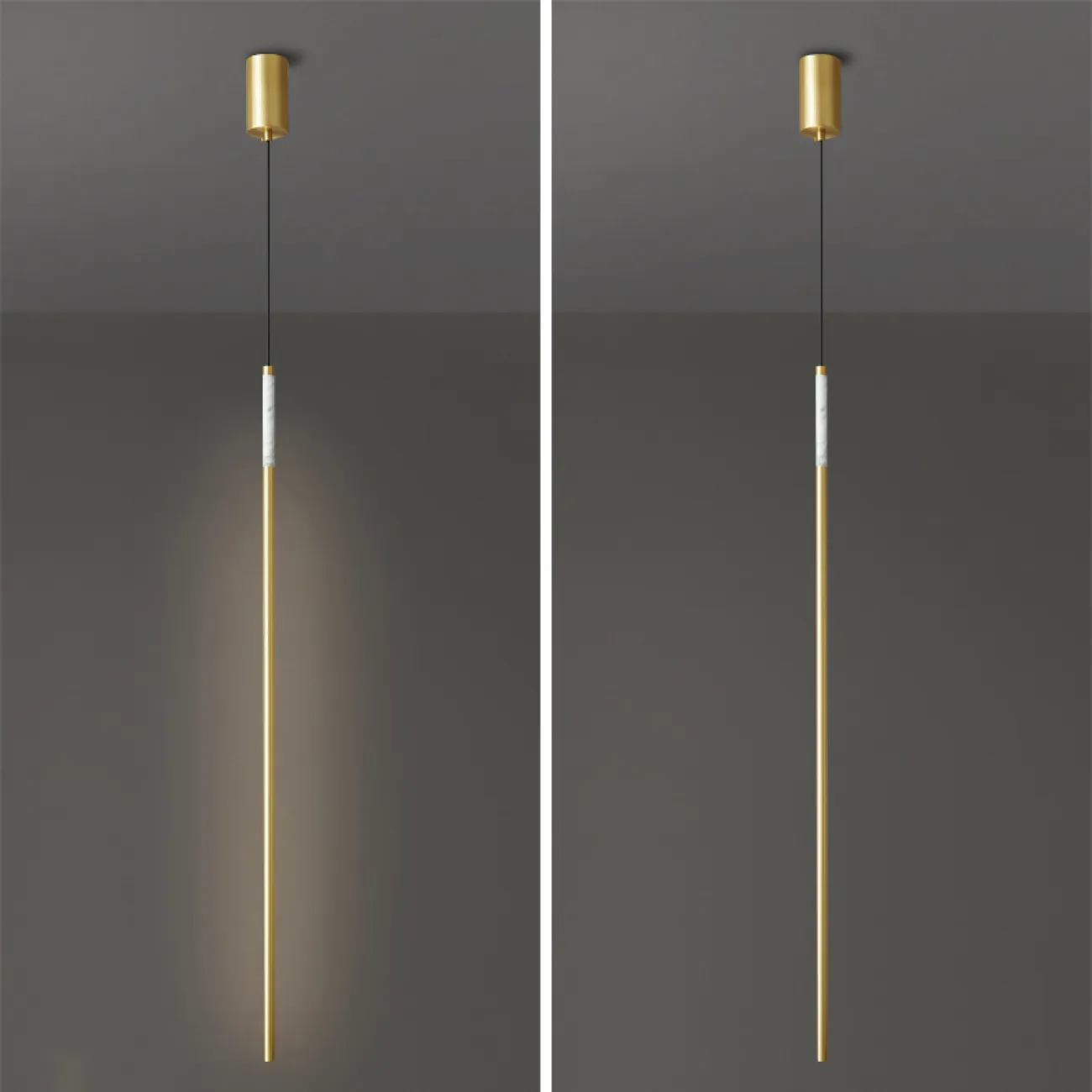 Подвесной светильник VELLAMO H63 Green от ImperiumLoft