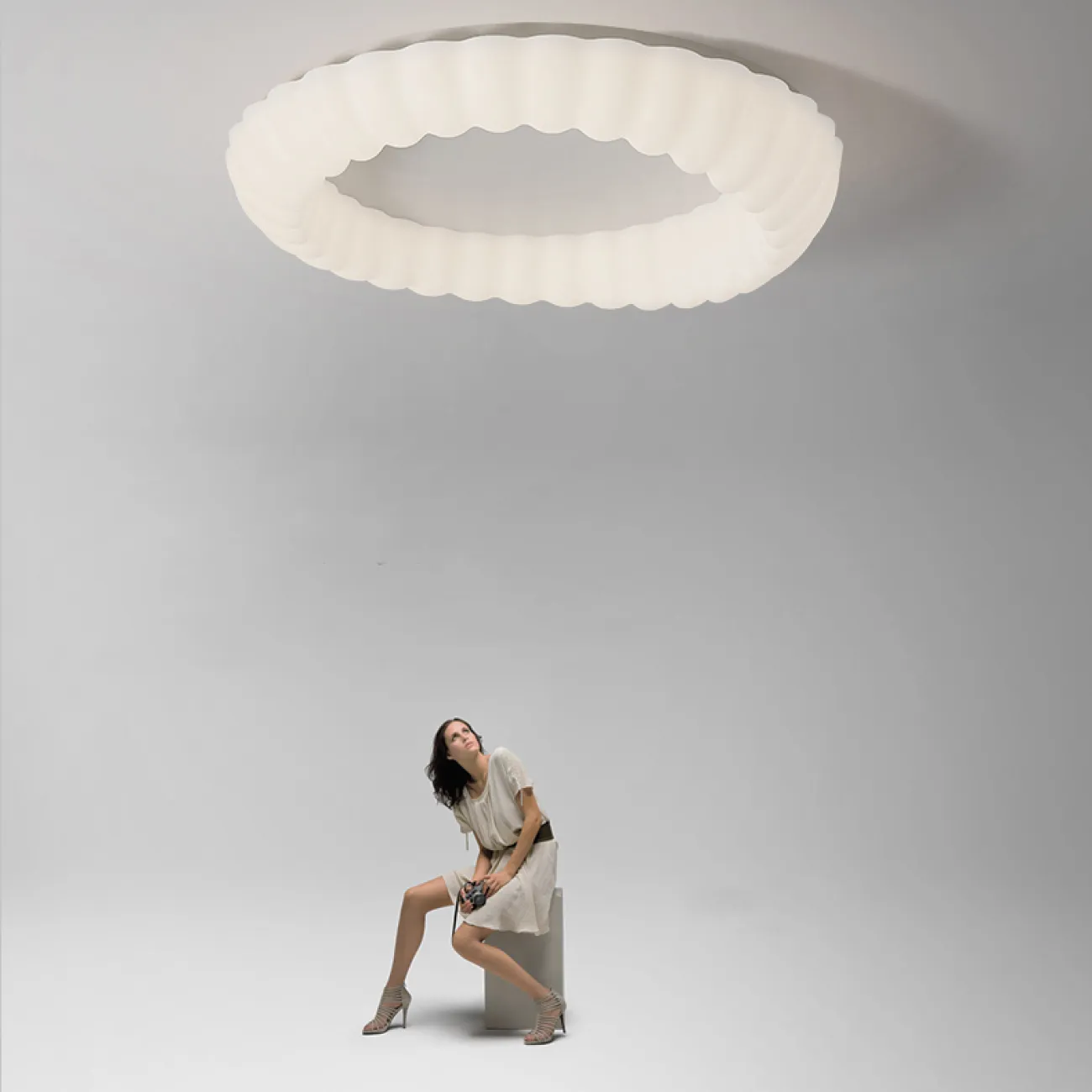 Потолочный светильник ODDLY B CH D45 от ImperiumLoft