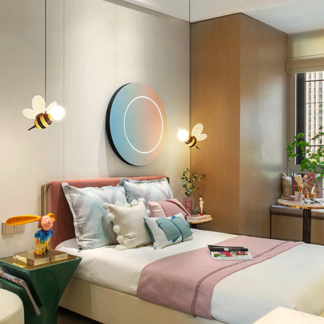 Подвесной светильник BEE Pink от ImperiumLoft