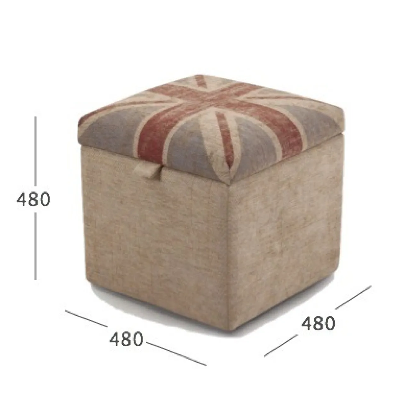 Пуф для хранения Jack Britannia Collection от LaLume