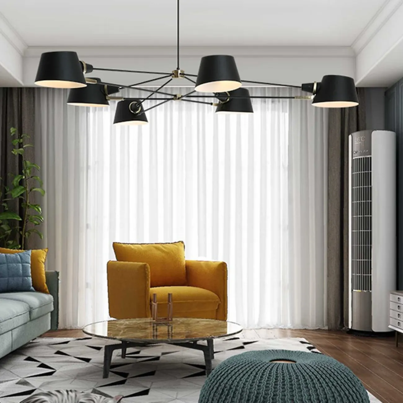 Подвесная люстра SPREAD D95 от ImperiumLoft