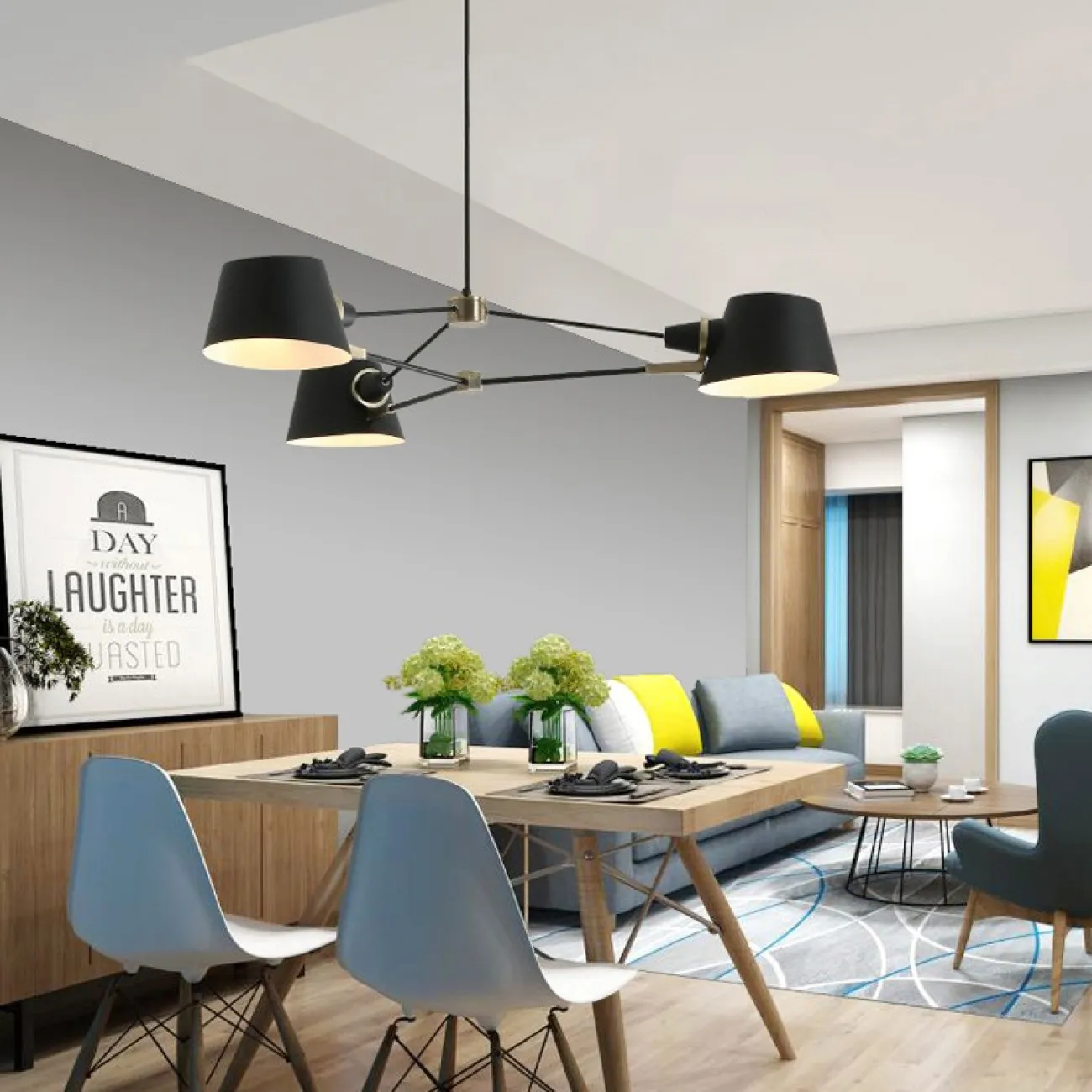 Подвесная люстра SPREAD D95 от ImperiumLoft