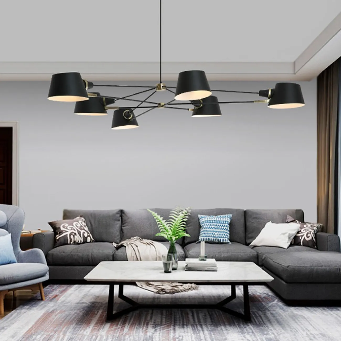 Подвесная люстра SPREAD D95 от ImperiumLoft