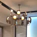 Люстра на штанге Chandeliers LEAF D140