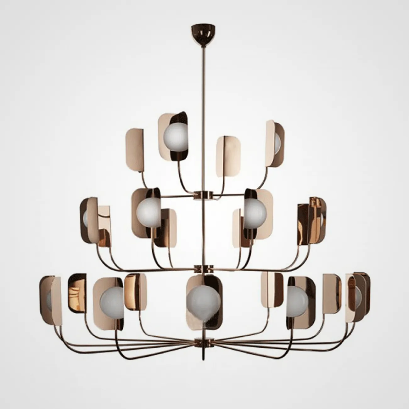Люстра на штанге Chandeliers LEAF D80 от ImperiumLoft