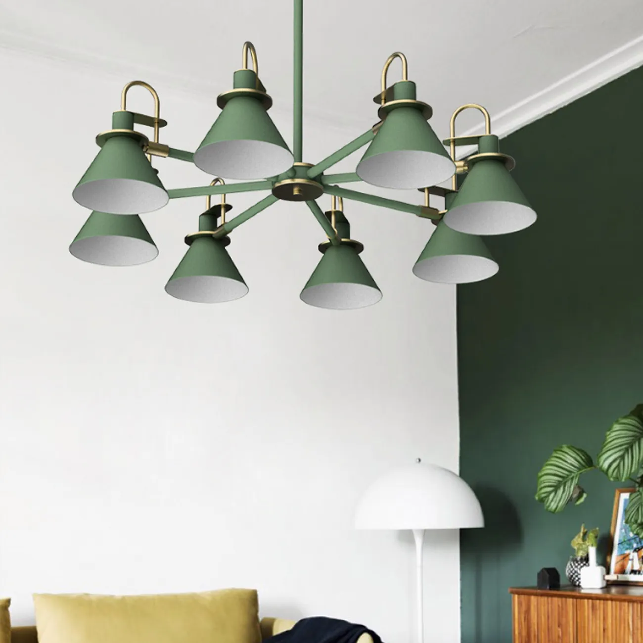 Люстра на штанге CODA D76 White от ImperiumLoft Люстра на штанге CODA D76 White от ImperiumLoft