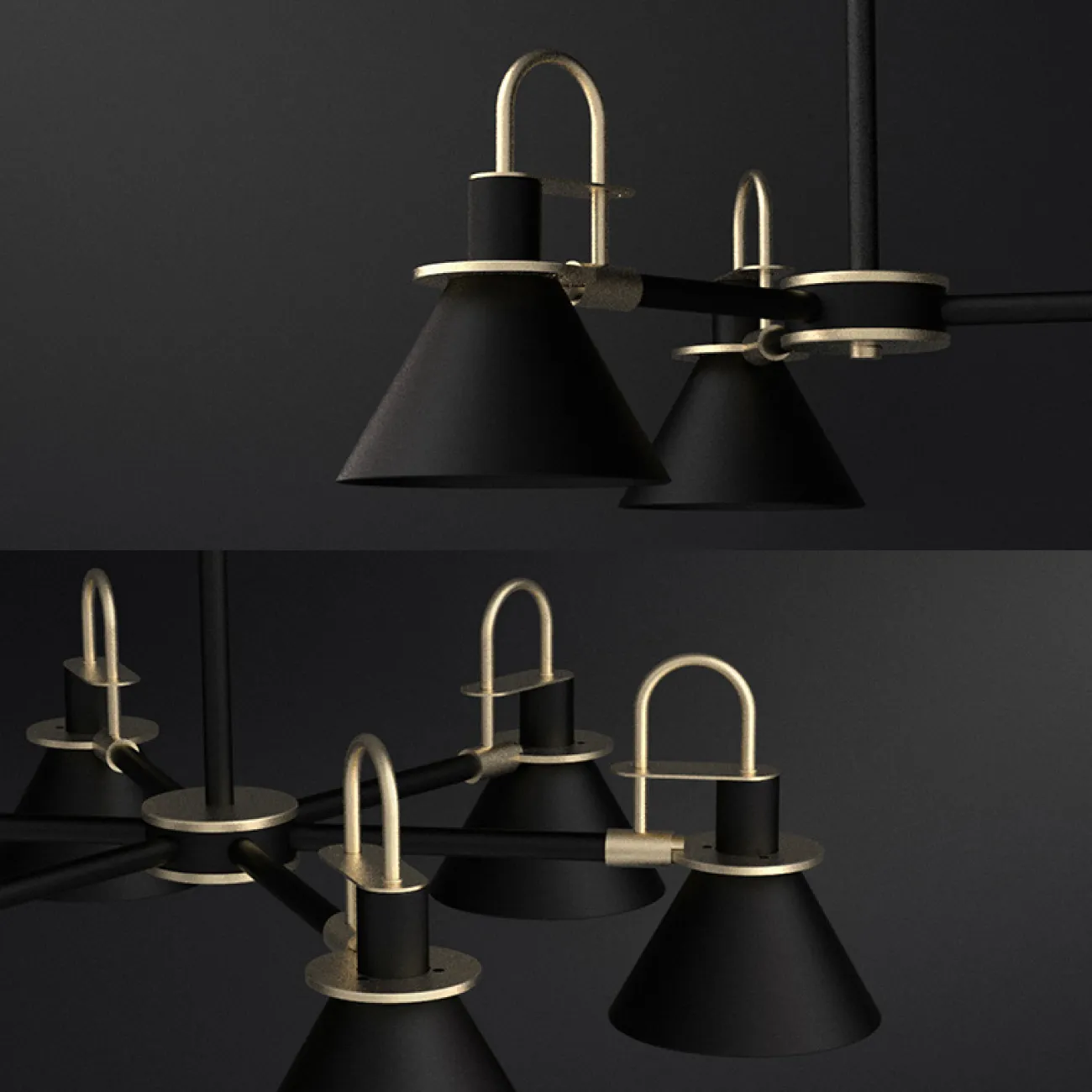 Люстра на штанге CODA D76 White от ImperiumLoft Люстра на штанге CODA D76 White от ImperiumLoft