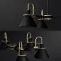 Люстра на штанге CODA D88 Black от ImperiumLoft