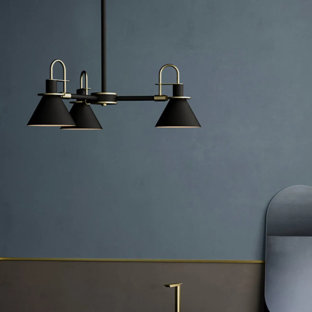 Люстра на штанге CODA D76 White от ImperiumLoft Люстра на штанге CODA D76 White от ImperiumLoft