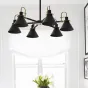 Люстра на штанге CODA D88 Black от ImperiumLoft