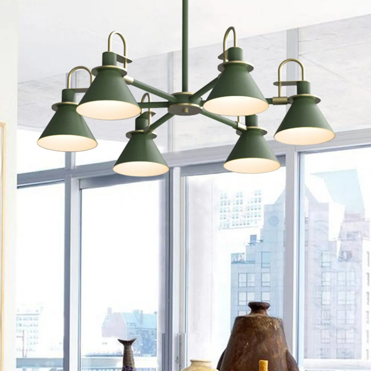 Люстра на штанге CODA D76 White от ImperiumLoft Люстра на штанге CODA D76 White от ImperiumLoft