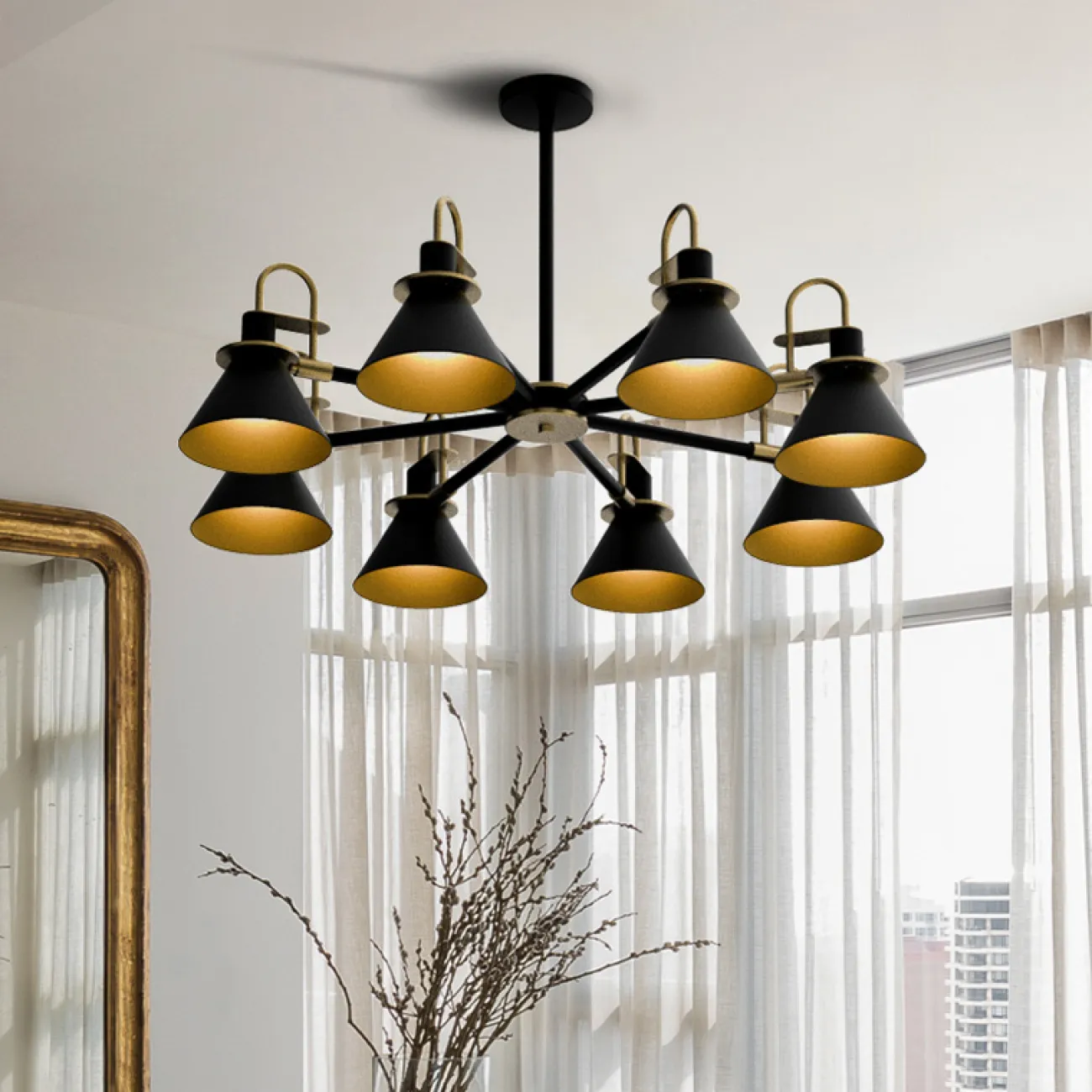 Люстра на штанге CODA D76 White от ImperiumLoft Люстра на штанге CODA D76 White от ImperiumLoft